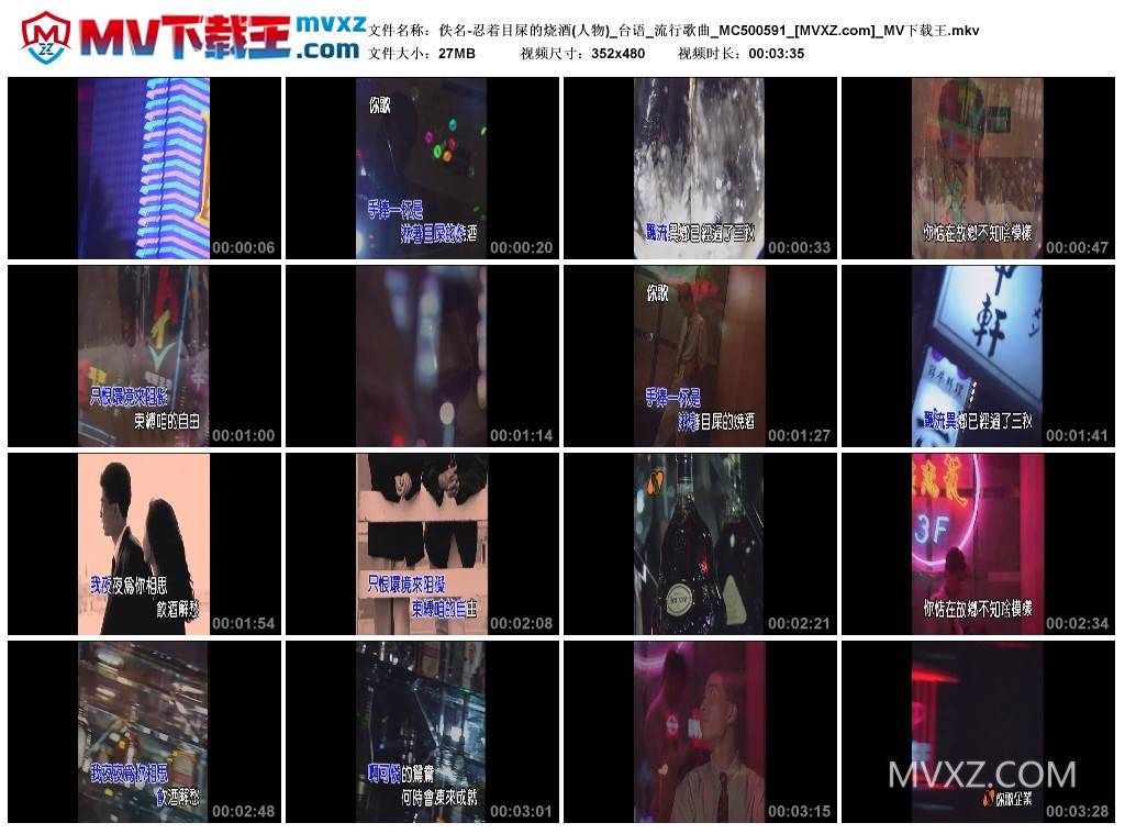 佚名-忍着目屎的烧酒(人物)_台语_流行歌曲_MC500591